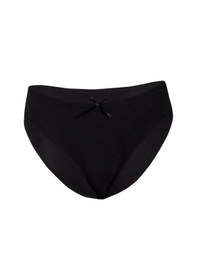 Resim Özten Kadın 12'li Paket Bambu Bikini Külot Siyah 