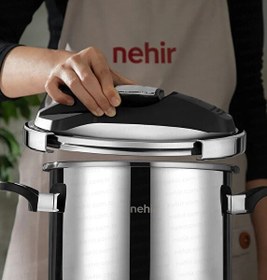 Resim Nehir Silver Matik 5 Lt Düdüklü Tencere 