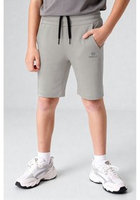 Resim Tommylife Taş Standart Fit Basic Performans Erkek Çocuk Şort - 11303 Taş 