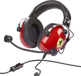 Resim Thrustmaster T.Racing Scuderia Ferrari - PS5 / PS4 / Xbox Series X|S / Xbox One / PC / Switch için oyun kulaklığı 