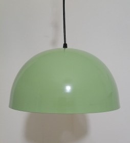 Resim Riolight Modern Yeşil Içi Beyaz Tekli Metal Sarkıt Çap: 40Cm 