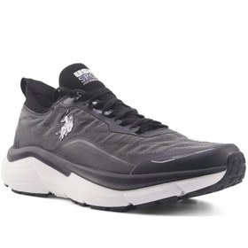Resim U.S. Polo Assn. U.S Polo Assn. 101511109 Steven FX Erkek Siyah-Siyah Spor Ayakkab 