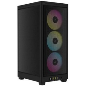 Resim Corsair 2000D RGB Airflow 3x120 Fan Argb Mini Atx Siyah Bilgisiyar Kasası 