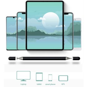 Resim ZMOBILE Dokunmatik Kalem Passive 2 In 1 Tablet Kalemi Çizim & Yazı Kalemi Siyah 