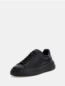 Resim Guess Elba Erkek Siyah Deri Sneaker Logolu Ayakkabı FMPVIBLEA12-26k 