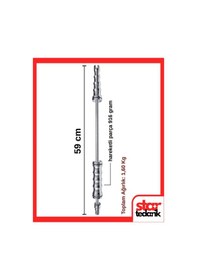 Resim Pdr Kaporta Göçük Dzüeltme Tokmağı 59cm Metal Uç 1,593 Kg 