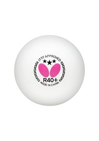 Resim Butterfly 40+ 6lı Masa Tenisi Beyaz Antrenman Topu 