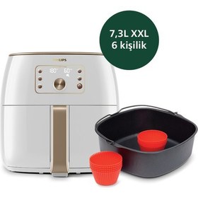 Resim Airfryer Xxl Hd9870/20 Smart Sensing Star White - Aksesuar Hediyeli Philips