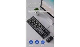 Resim HP KM100 Kablolu Türkçe Q Klavye & Mouse Set Siyah (Ramwhite Türkiye Garantili) 