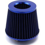 Resim Hightower Evrensel 76mm Mavi Soğuk Hava Emiş Filtre Kiti 7.7cm Alüminyum Boru 