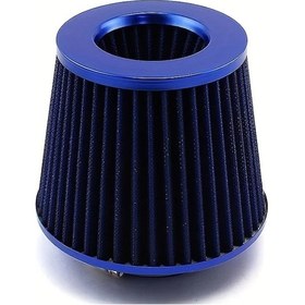 Resim Hightower Evrensel 76mm Mavi Soğuk Hava Emiş Filtre Kiti 7.7cm Alüminyum Boru 