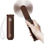 Resim Life 8 Plus 4500mah Taşınabilir El Tipi Vantilatör, Kahverengi 