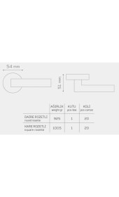 Resim Nobel Bermuda Matsiyah Kare Rozetli Oda 