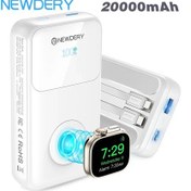 Resim Newdery 20000mah Taşınabilir Şarj Cihazı İos Uyumlu Watch, İphone Uyumlu, Samsung Uyumlu Güç Amerika Birleşik Devletleri 20000mah Amerika Birleşik Devletleri 