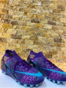 Resim Genel Markalar Laliga 565 Mor Turkuaz Halı Saha Kramponu 