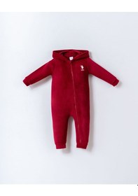 Resim U.S. Polo Assn. U.s. Polo Assn Erkek Bebek Bordo Tulum Bordo 