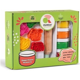 Resim Childgen Doğal Oyun Hamuru Premium Set Taşıtlar 