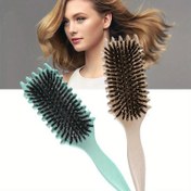 Resim Premium Kıvırcık Saç Şekillendirme Tarağı - Erkekler & Kadınlar için Detangling & Kıvırma Tanımlama Fırçası, Minimal Çekme & Ayrılma, Dayanıklı Plastik, Beyaz, Mor, Yeşil Renklerde Mevcut 