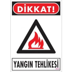 Resim As Güvenlik Yangın Tehlikesi "852" 