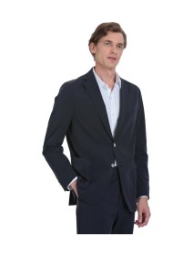 Resim Hatemoğlu Lacivert Comfort Fit Mono Yaka Casual Takım Elbise Lacivert 