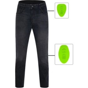 Resim Tech90 Vecton Ad Pro Black Kevlar Cordura Motosiklet Pantolonu 