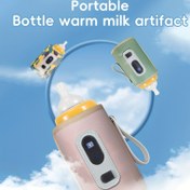 Resim AMRIVER Taşınabilir Çocuk Şişe Isıtıcısı - Göğüs Sütü & Formül için Hızlı, Güvenli Isıtma, Hassas Sıcaklık Kontrolü, Dijital Ekran, USB ile Çalışır, Tüm Şişelere Uyar 