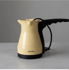 Resim Crown Elektrikli Cezve Kahve Makinesi Açık Gri 