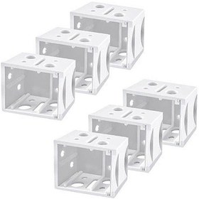 Resim 6 Adet Perde Braketi Uç Kapağı Tutucu Kutusu Pencere Perdeleri İçin Montaj Braketi P20241126782 S20241224773 