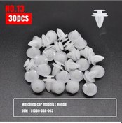 Resim Chuangyinshop Jyft 30 Adet Universal Plastik Otomobil Raptiyeleri No.13 Çamurluk Klipsi 