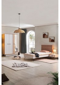 Resim Dolunay Genç Odası - 3 Kapılı Dolap, Karyola, Komodin Diğer 