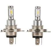 Resim Honmex H4 Led Araç Fari Ampulü 2 Adet, 6000k Beyaz Işık, 40w/7000lm, H1/h3/h7/h8/9005 Uyumlu, Plug & Play, 50.000+ Saat Ömür 