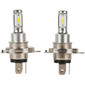 Resim Honmex H4 Led Araç Fari Ampulü 2 Adet, 6000k Beyaz Işık, 40w/7000lm, H1/h3/h7/h8/9005 Uyumlu, Plug & Play, 50.000+ Saat Ömür 