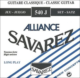 Resim Savarez 540J Alliance Hard Tension Classic Blue Klasik Gitar Teli 