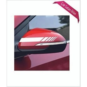 Resim Ayna Şerit Sticker Beyaz 2 Li 