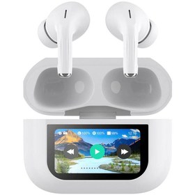 Resim Genel Markalar BTK-ZR76 ANC Özellikli Dokunmatik LCD Ekranlı TWS Kulak İçi Bluetooth v5.4 Kulaklık 