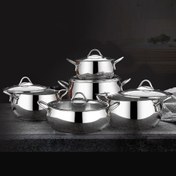 Resim First Class FC210 Delux Collection 10 Parça Platin Güveç Tencere Seti 