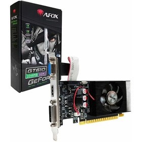 Resim Afox GeForce GT 610 2 GB DDR3 64 Bit DVI VGA HDMI Ekran Kartı 