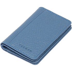 Resim Mavi Deri Unisex Kredi Kartlık - S1KK00001601-I6T 