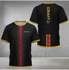 Resim Snapbuyerkek Spor Tişört - Hızlı Kuru Yaz Koşu Yürüyüş O-boyun Kısa Kollukahverengi Kahverengi 