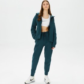 Resim Nike Sportswear Tech Fleece Windrunner Kadın Yeşil Eşofman Üstü 
