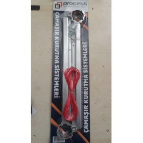 Resim UltraNova Alüminyum Köşeli Boru Balkon Çamaşırlık Seti, dayanıklı ve şık tasarım 