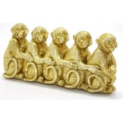 Resim HERŞEYBURDAMODA Polyester 5 Maymun 019-805 