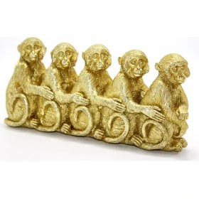 Resim HERŞEYBURDAMODA Polyester 5 Maymun 019-805 