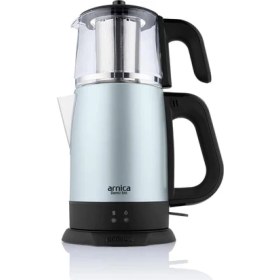 Resim IH33203 Demli Stil Mint Yeşil Cam Çay Makinesi 