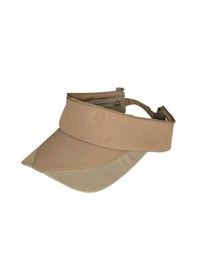 Resim Tezzgelsin Unisex Mikro Kumaş Fermuarlı Sporcu Koşu Tenis Şapkası Vizör Şapka Camel 