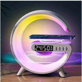 Resim Platoon Bluetooth Hoparlör Sd Saat Göstergeli Led Işıklı Pl-4600 