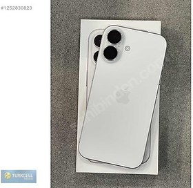 Resim Apple iPhone 16 İkinci El TR | 128 GB | Beyaz 