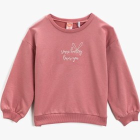 Resim Kız Bebek Baskılı Sweatshirt 