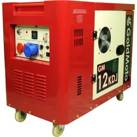 Resim gold moto Goldmoto Gm12kdj Dizel Monofaze Marşlı Kabinli Jeneratör 10 Kva 