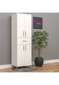 Resim Home Çok Amaçlı Çekmeceli Dolap Mdf Antrasit 